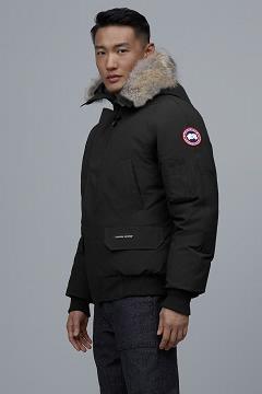 Chamarras Canada Goose Hombre Mexico - Chilliwack Chaqueta De Bombardero Negros IF1370492